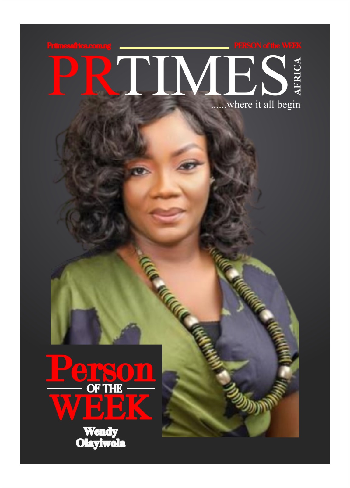 Person of The Week – Wendy Olayiwola