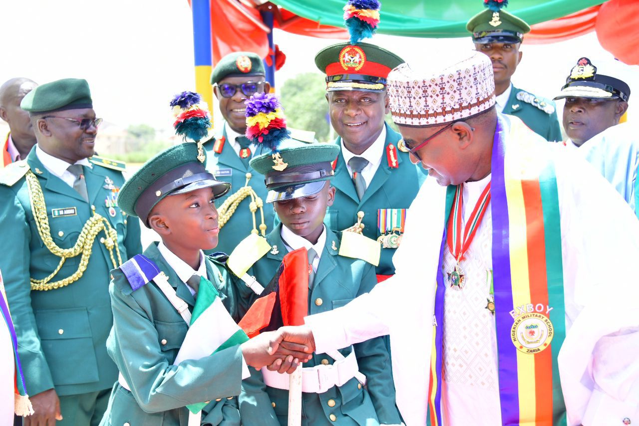 Make discipline, hardwork, patriotism your watchwords, Marwa charges NMS Boys . Urges them to shun illicit drugs as future of Nigerian military, seeks automatic admission into NDA for graduating boys.