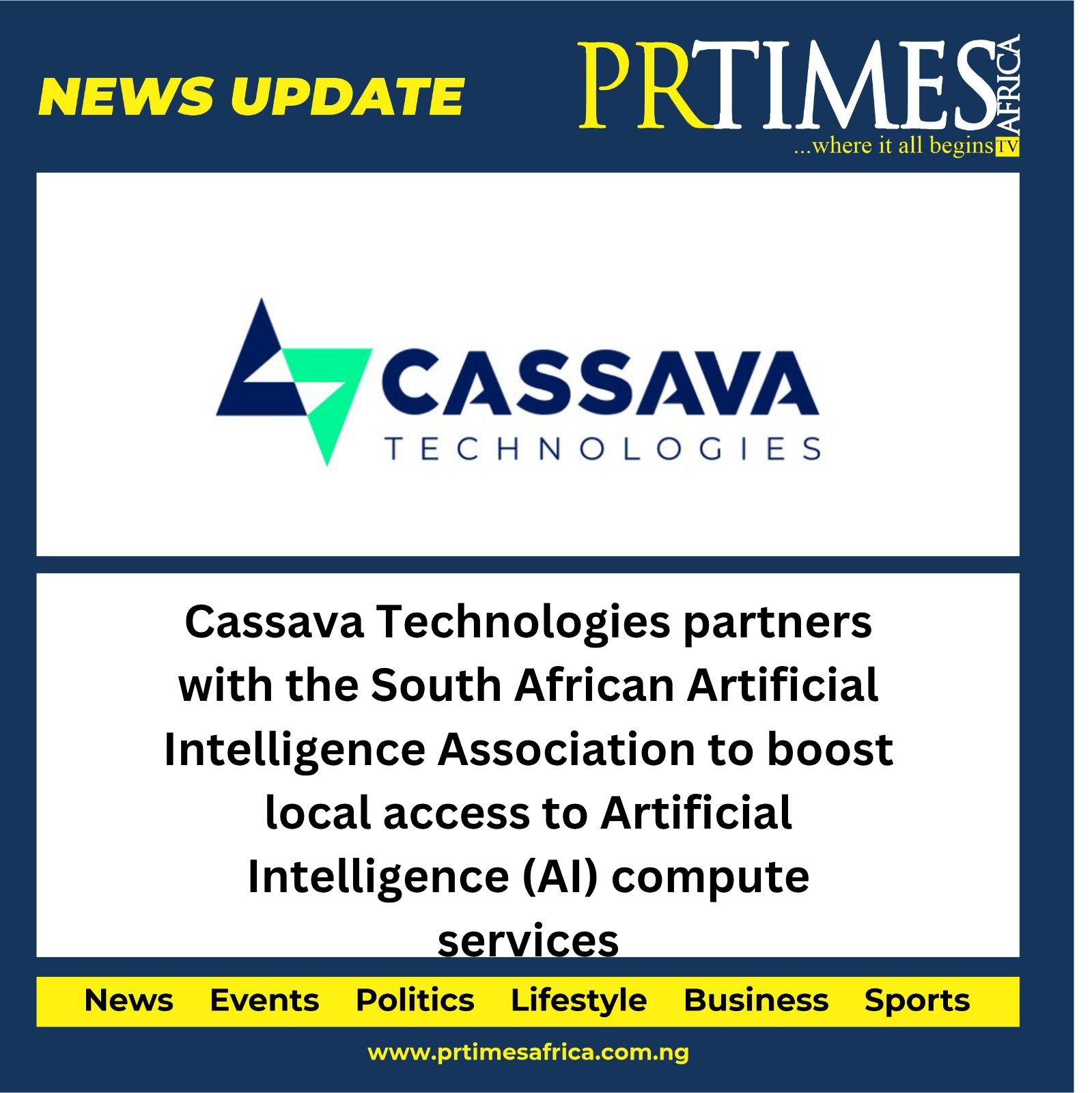 Cassava Technologies partners with the South African Artificial Intelligence Association to boost local access to Artificial Intelligence (AI) compute services