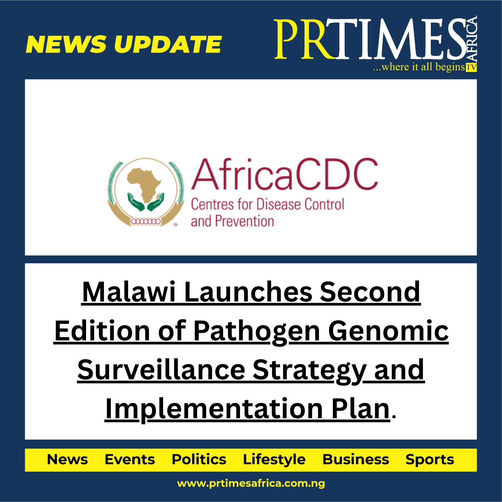 Malawi Unveils Updated Pathogen Genomic Surveillance Strategy.