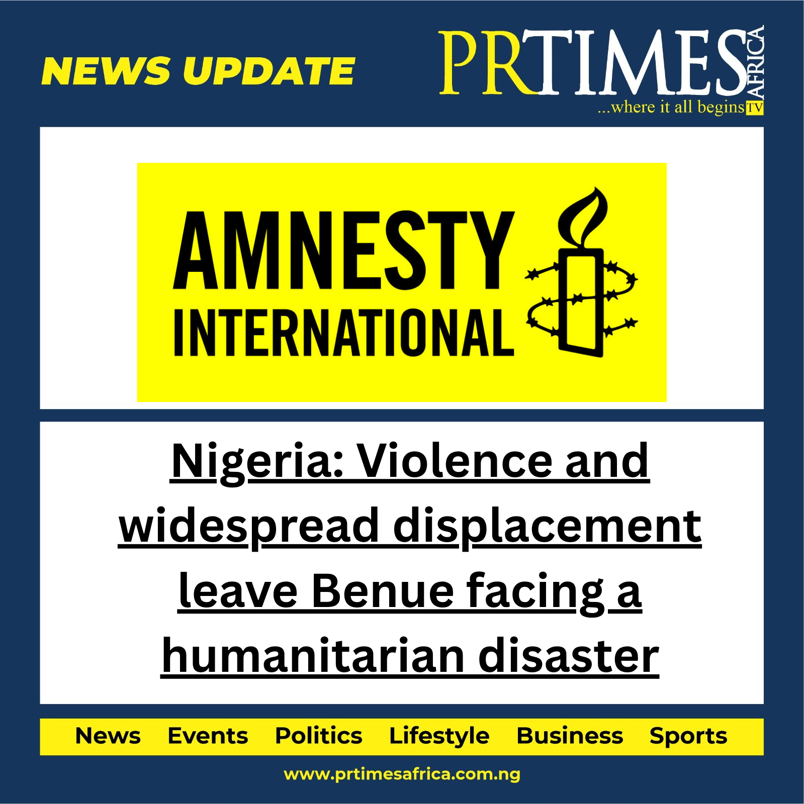 Nigeria: Violence and widespread displacement leave Benue facing a humanitarian disaster