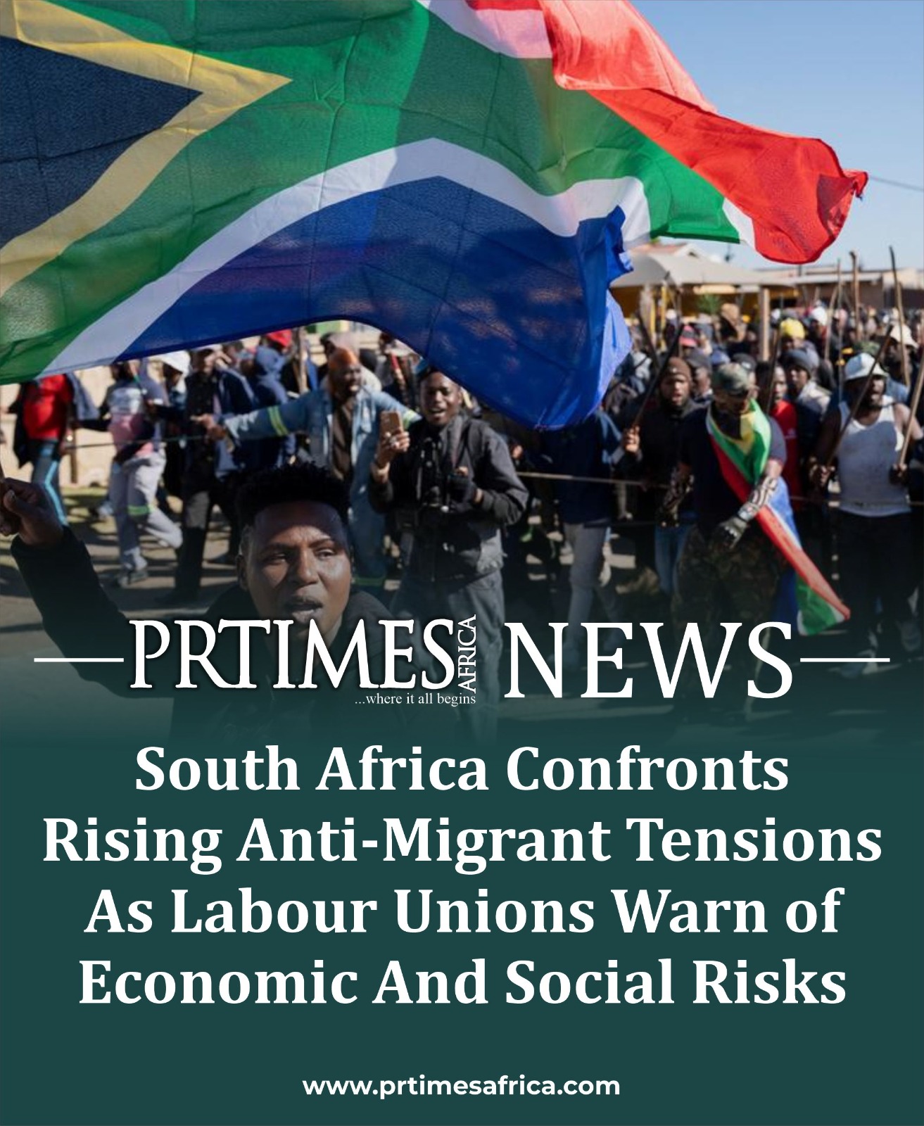 South Africa Confronts Rising Anti-Migrant Tensions As Labor Unions Warn Of Economic And Social Risks