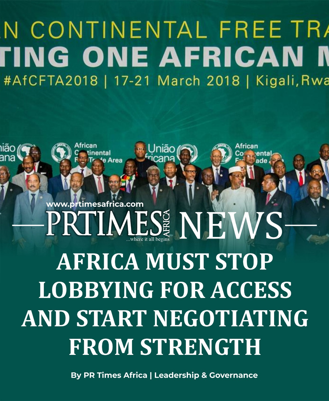                                      AFRICA MUST STOP LOBBYING FOR ACCESS AND START NEGOTIATING FROM STRENGTH